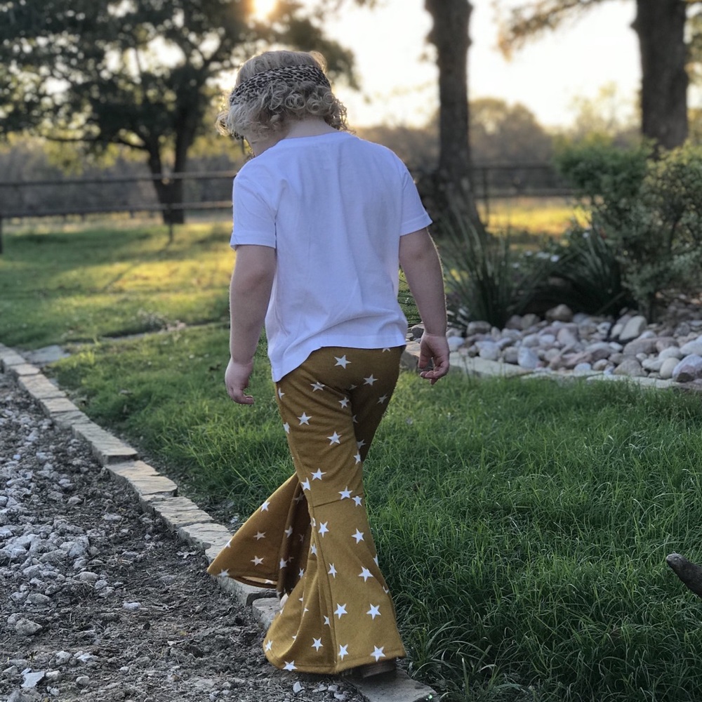 Mustard Stat Bell Bottoms